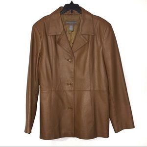 Authentic Leather Jacket Jessica Holbrook L